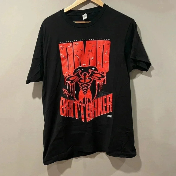 All Elite Wrestling (AEW) Dr Britt Baker DMD All Elite Crate T Shirt - Picture 1 of 6
